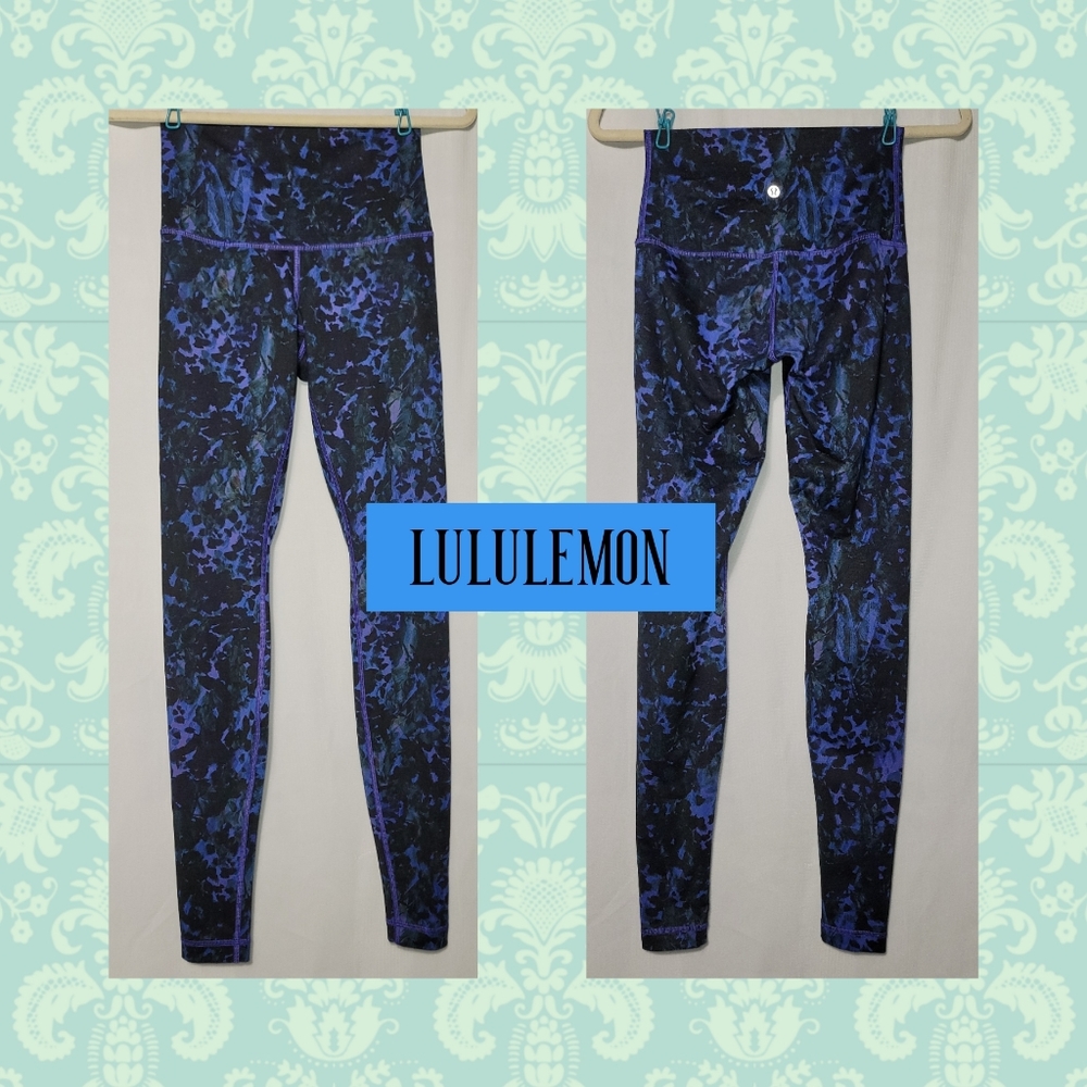 Lululemon Wunder Under Full-On Luon Roll Down Workout Legging 29" Inseam Size 4